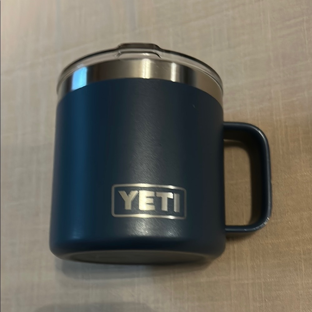 YETI Blue Stainless Steel Mug